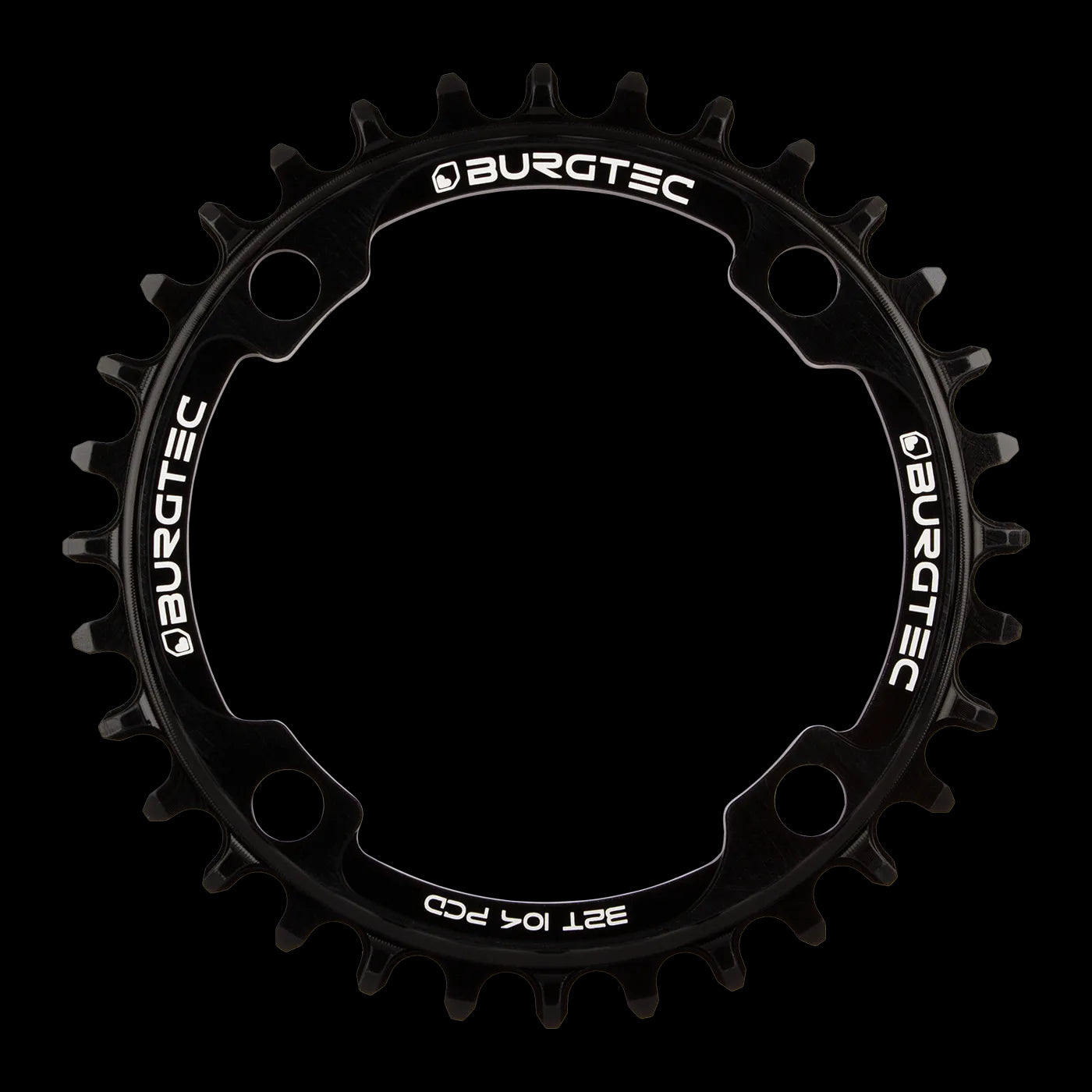 BURGTEC 104mm BCD Thick Thin Chainring ­ 30T