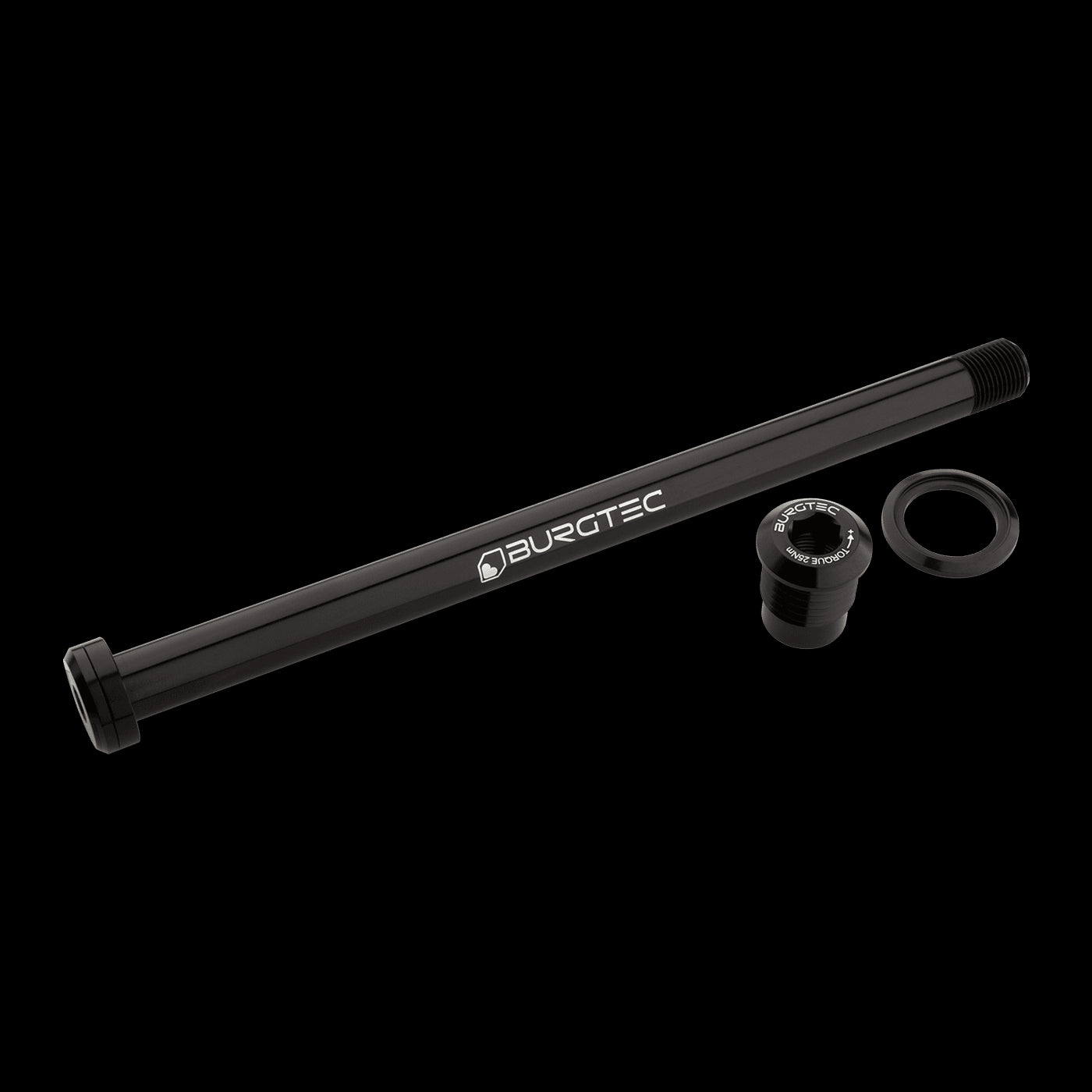 BURGTEC 180mm X 12mm 1.00mm Pitch Rear Axle Burgtec Black