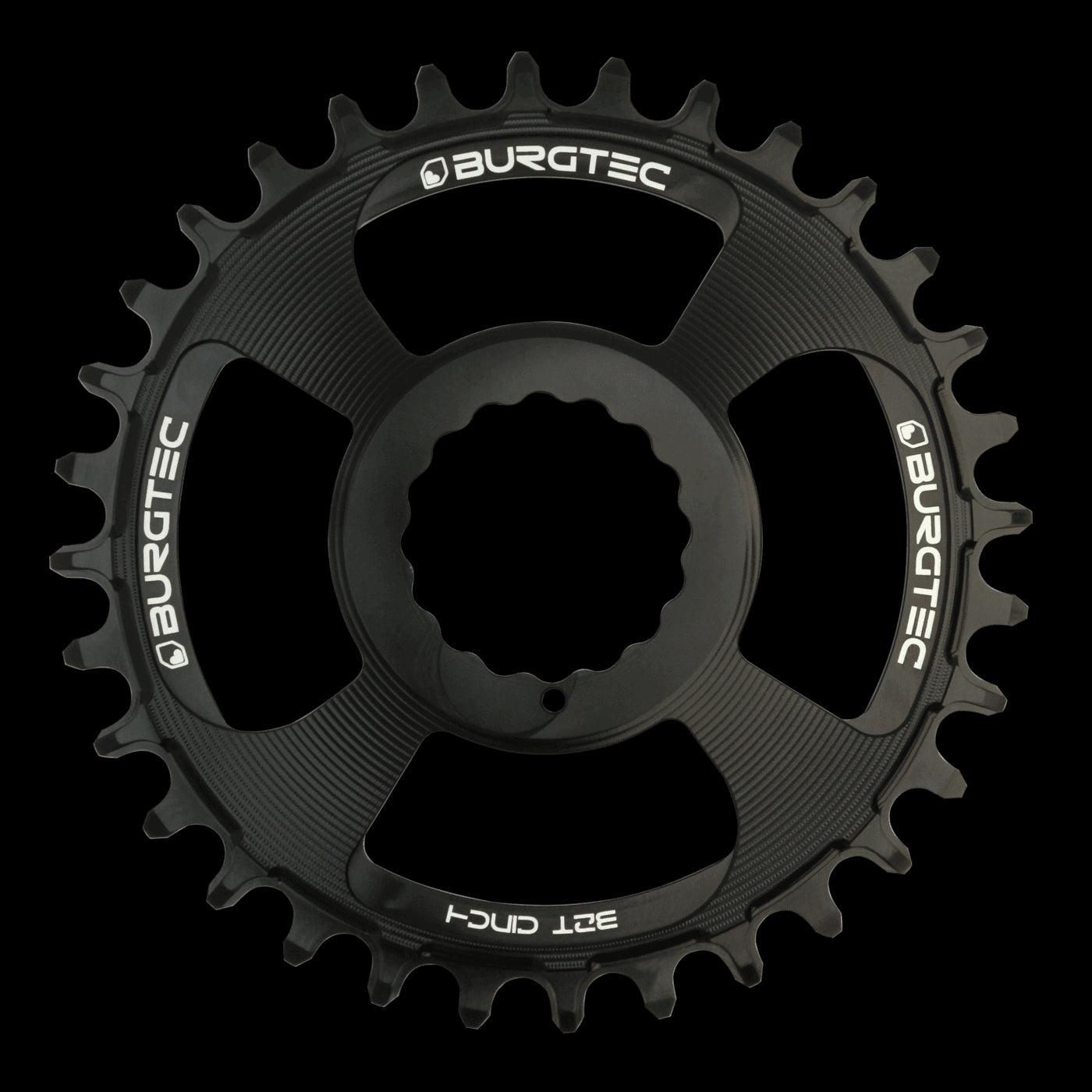 BURGTEC Cinch Thick Thin Chainring ­ 30T ­ Burgtec Black