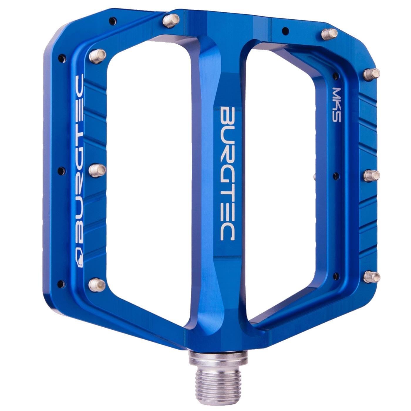 BURGTEC Penthouse Flat MK5 Pedals ­ Deep Blue ­ Steel