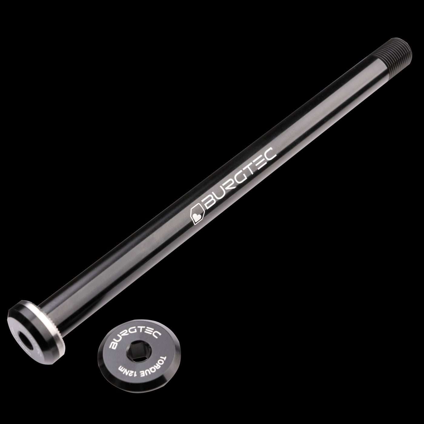 BURGTEC Santa Cruz Rear Axle 12 x 168.5mm - Burgtec Black