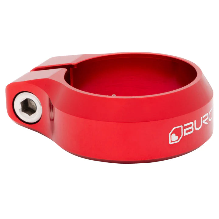 BURGTEC Seat Clamp ­ 34.9mm Diameter ­ Race Red