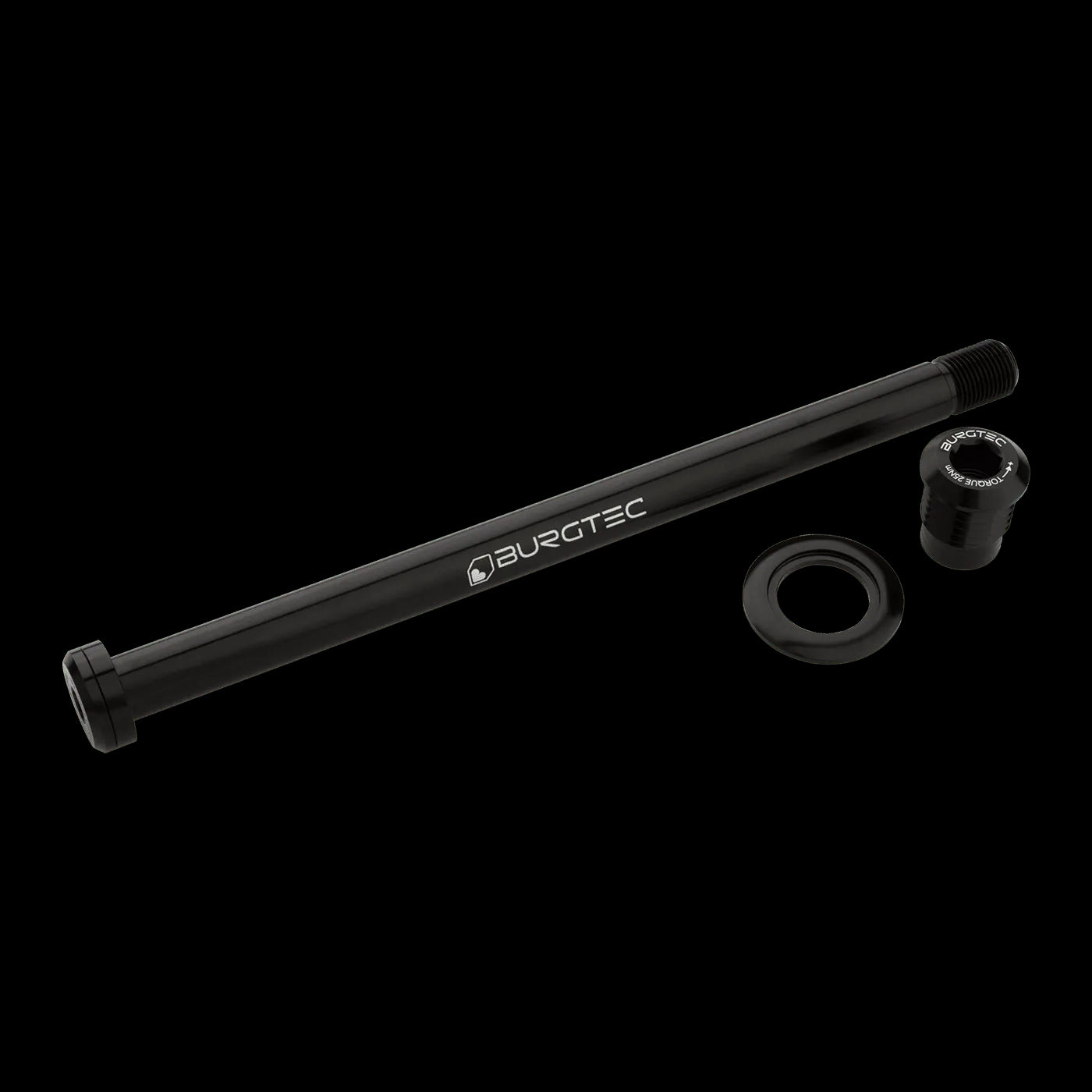 BURGTEC Trek 184.5mm Rear Axle - Burgtec Black