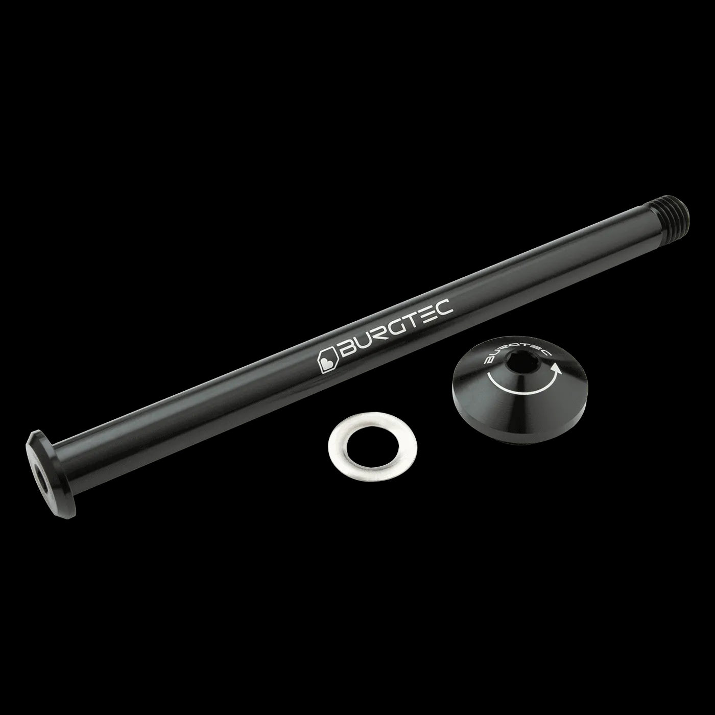 BURGTEC Yeti 171mm Rear Axle ­ Burgtec Black