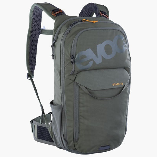 EVOC Stage 12L Dark Olive Backpack