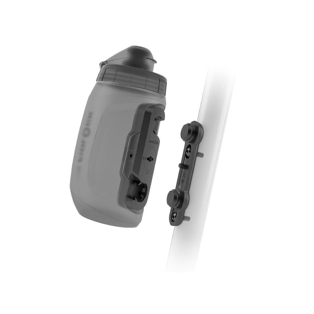 FIDLOCK Twist Bottle 450 + Bike Base Smoke Grey