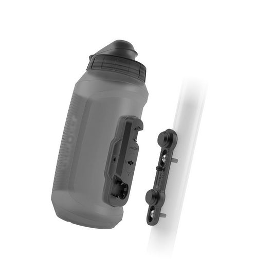 FIDLOCK Twist Bottle 750 Compact + Bike Base Smoke Grey