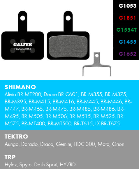 GALFER BIKE FD293G1053 PERFORMANCE Brake Pad