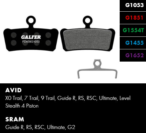 GALFER BIKE FD459G1053 PERFORMANCE Brake Pad