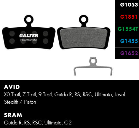 GALFER BIKE FD459G1652 E-BIKE Brake Pad