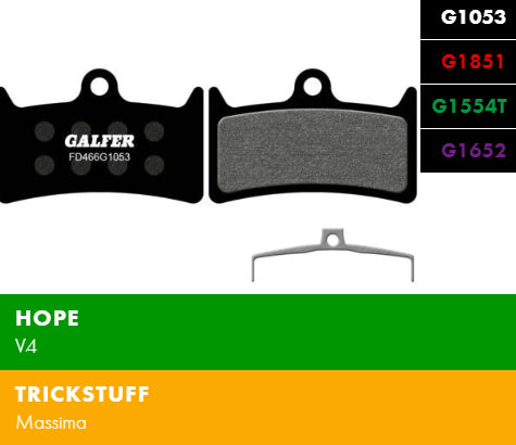 GALFER BIKE FD466G1053 PERFORMANCE Brake Pad