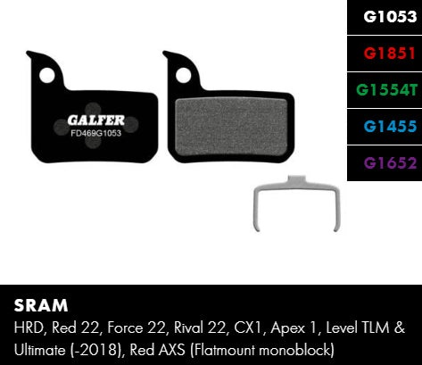 GALFER BIKE FD469G1053 PERFORMANCE Brake Pad