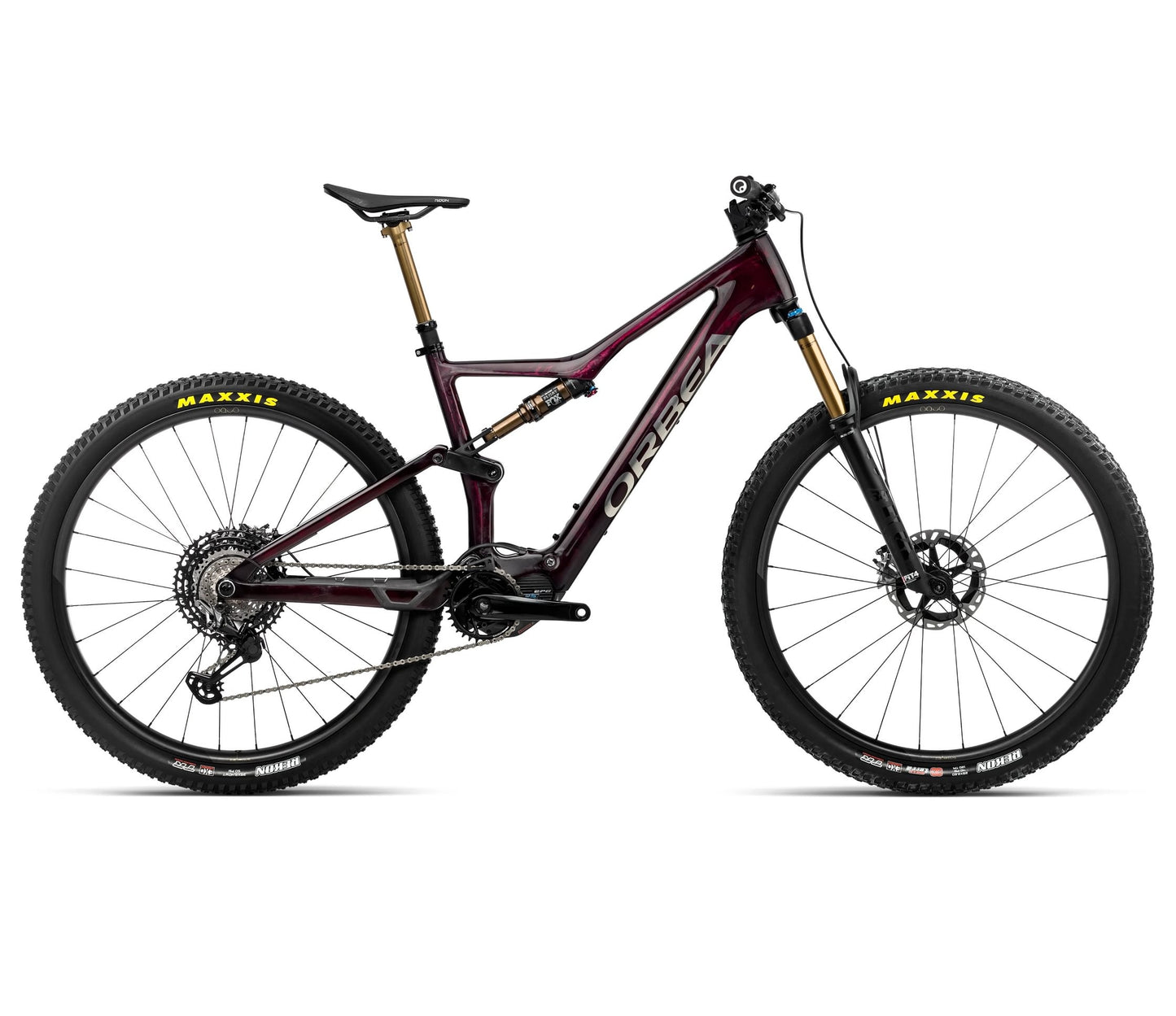 ORBEA RISE M-LTD L Wine Red Carbon View - Titan