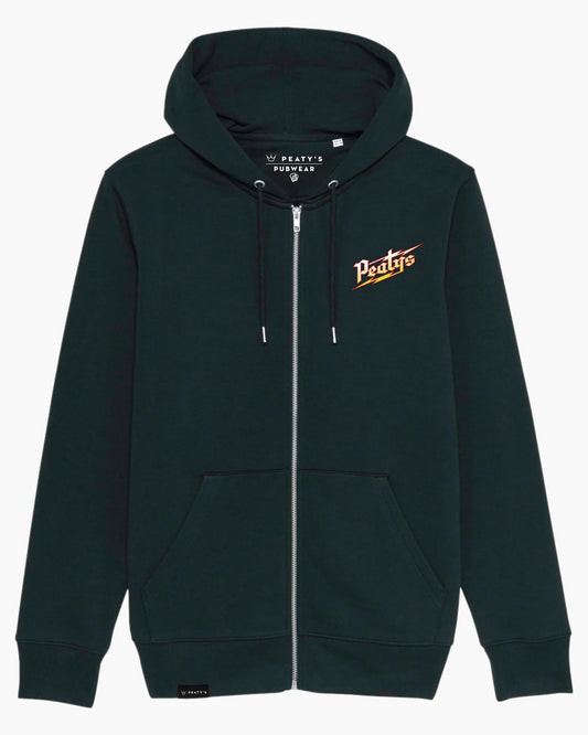 Peaty's AW24 PubWear Zip Hoody - Lightning / Black - L