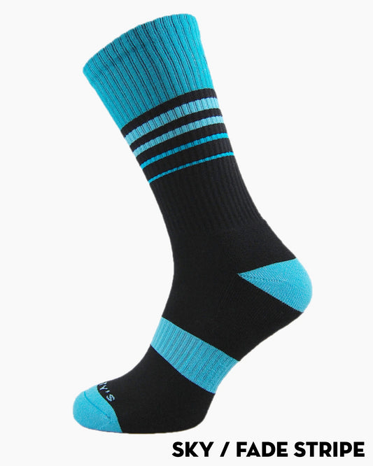 Peaty's AW24 Shredsocks - Two-Tone Fade / Sky