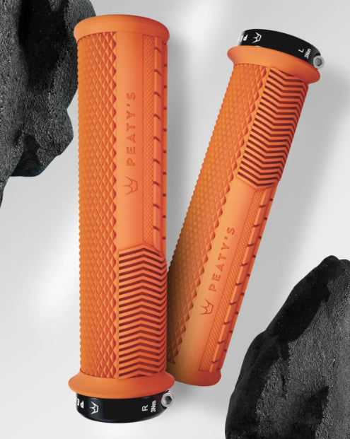 Peaty's Monarch Grip - Knurl - Thin - Mango