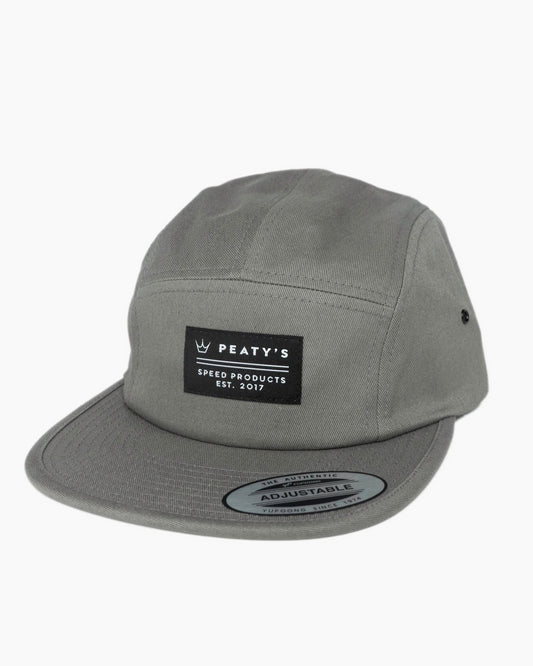 Peaty's Pub Wear 5 Panel Cap Speed Products / Grey