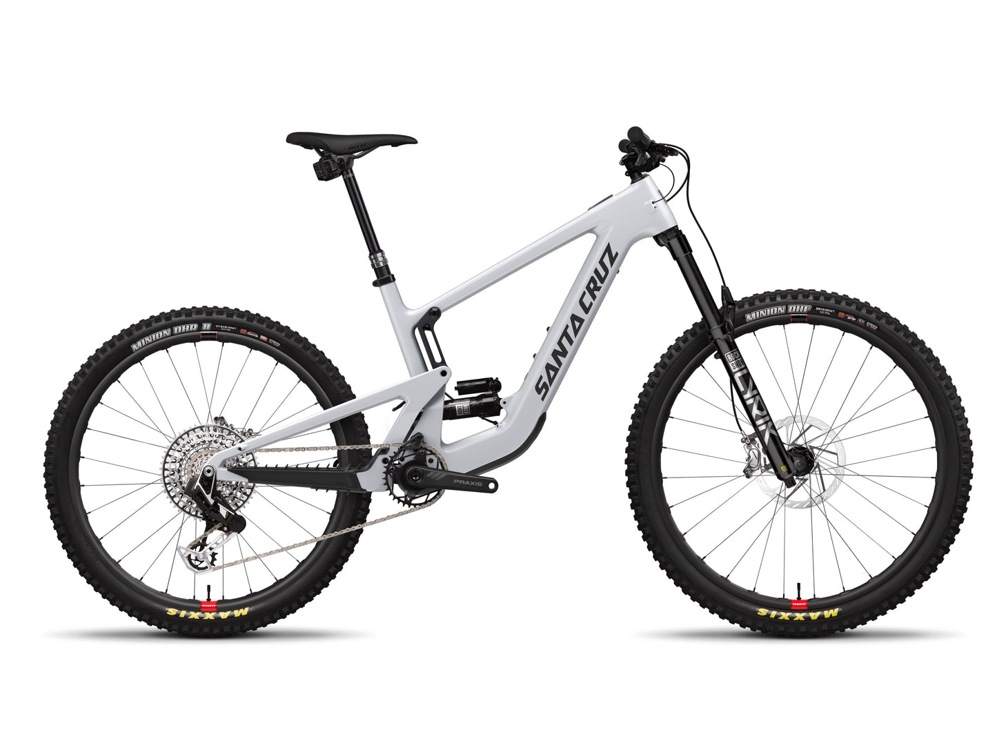 SANTA CRUZ HECKLER SL CC XX AXS RSV MX MATTE SILVER  XL