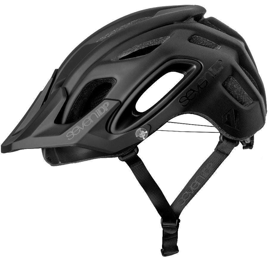 7iDP MTB PROTECTION M2 BOA HELMET / MATT BLACK / GLOSS BLACK / XL/XXL