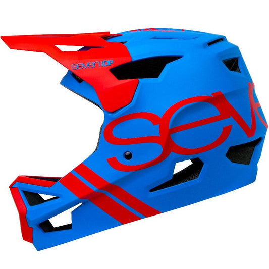 7iDP MTB PROTECTION PROJECT 23 ABS HELMET / MATT ELECTRIC BLUE/GLOSS THRUSTER RED /  X-LARGE