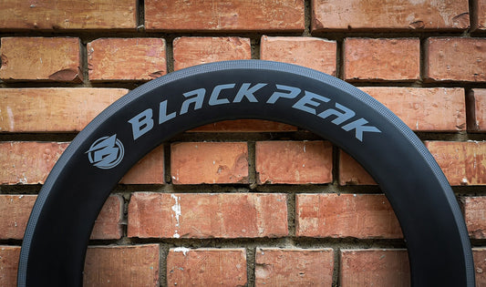 BLACK PEAK RD 700C 85mm TL REAR CARBON RIM 24H