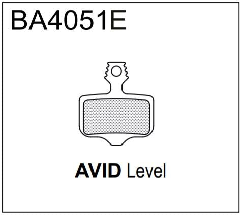 BRAKE AUTHORITY BA4051E - SRAM AVID BRAKE PADS ELECTRIC