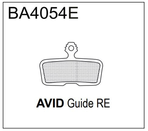 BRAKE AUTHORITY BA4054A - AVID Code R BRAKE PADS AGGRESSIVE