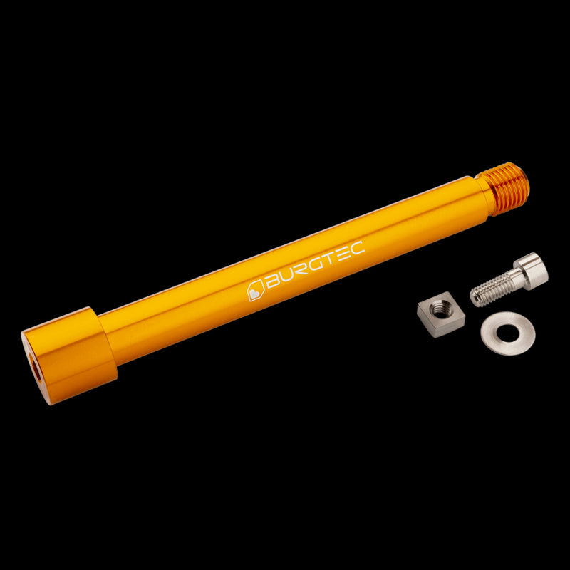 BURGTEC Fox 15x110mm Boost Fork Axle - Iron Bro Orange 2021+