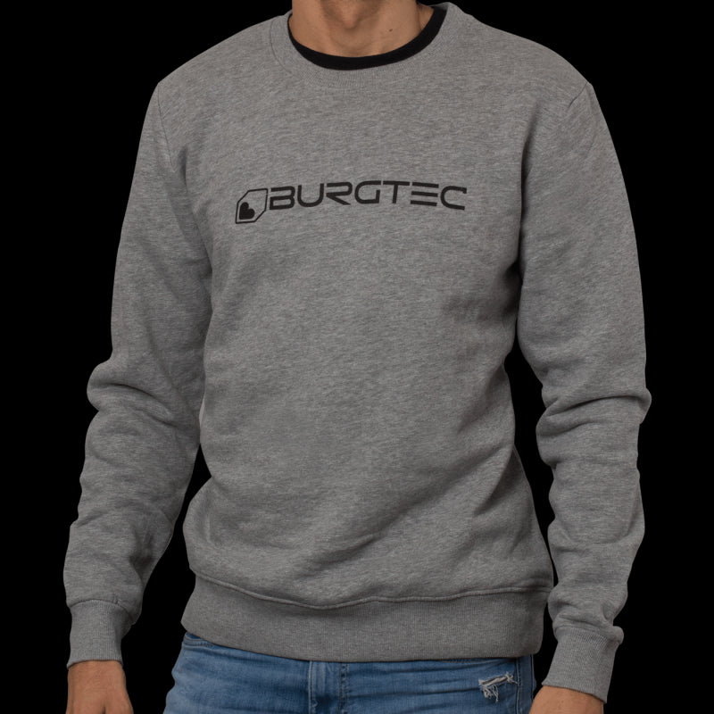 BURGTEC Grey Logo Sweater L