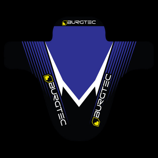 BURGTEC Moto Mudguard ­ Black / Blue