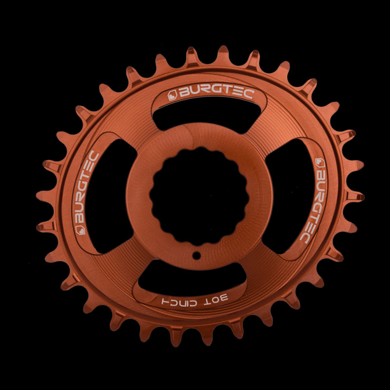 BURGTEC Oval Cinch Thick Thin Chainring Kash Bronze ­32T