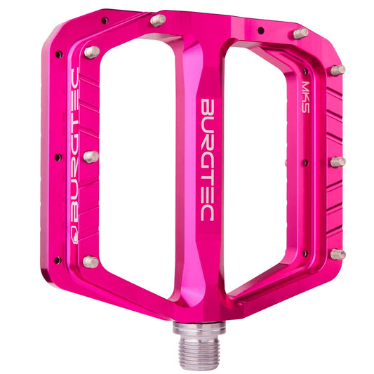 BURGTEC Penthouse Flat MK5 Pedals ­Toxic Barbie­ Steel