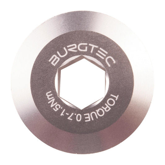 BURGTEC Shimano Crank Bolt ­ Rhodium Silver