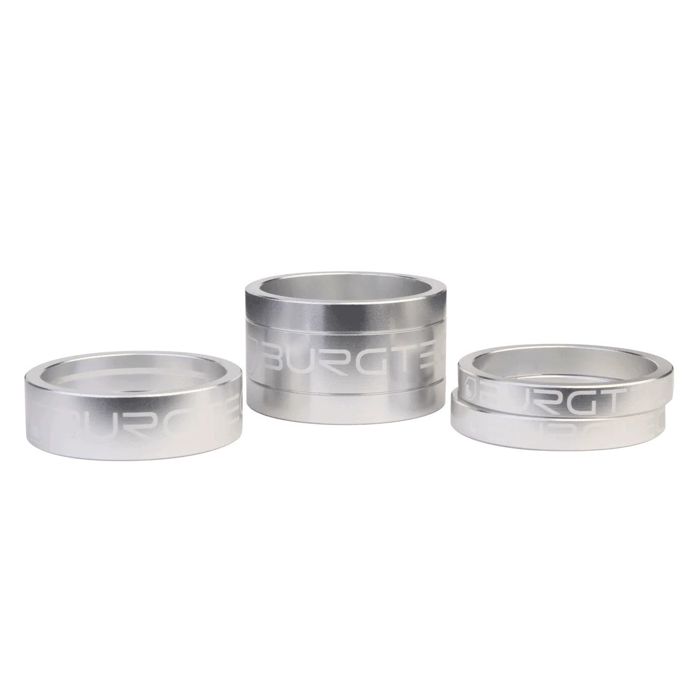 BURGTEC Stem Spacers ­ Rhodium Silver