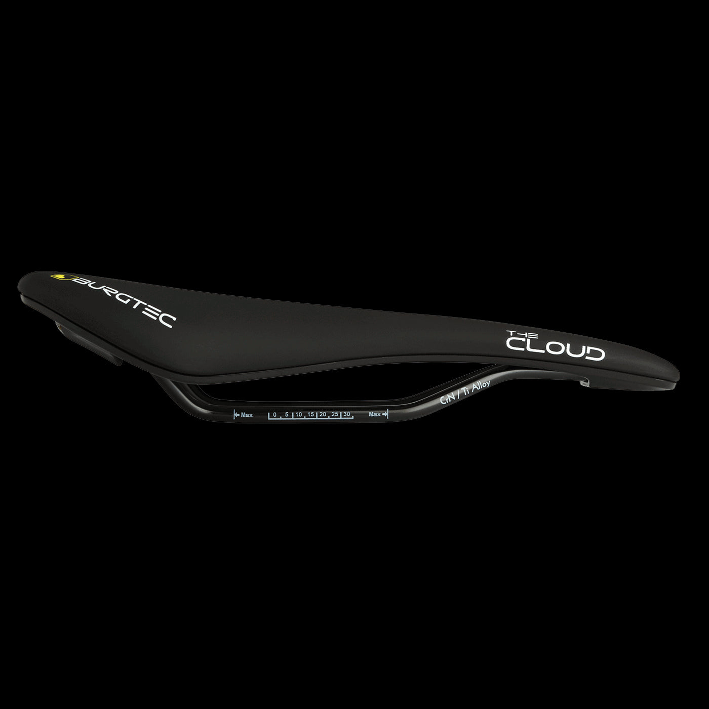 BURGTEC The Cloud MK2 Saddle CR­MO Rails Moulded Plastic Base