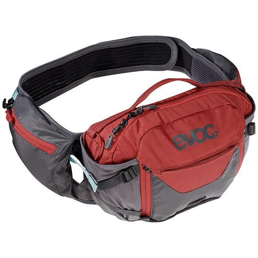 EVOC HIP PACK PRO 3l + 1.5l Bladder CARBON GREY - CHILI RED