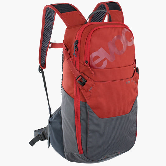 EVOC RIDE 12L CHILLY RED CARBON GREY BACKPACK