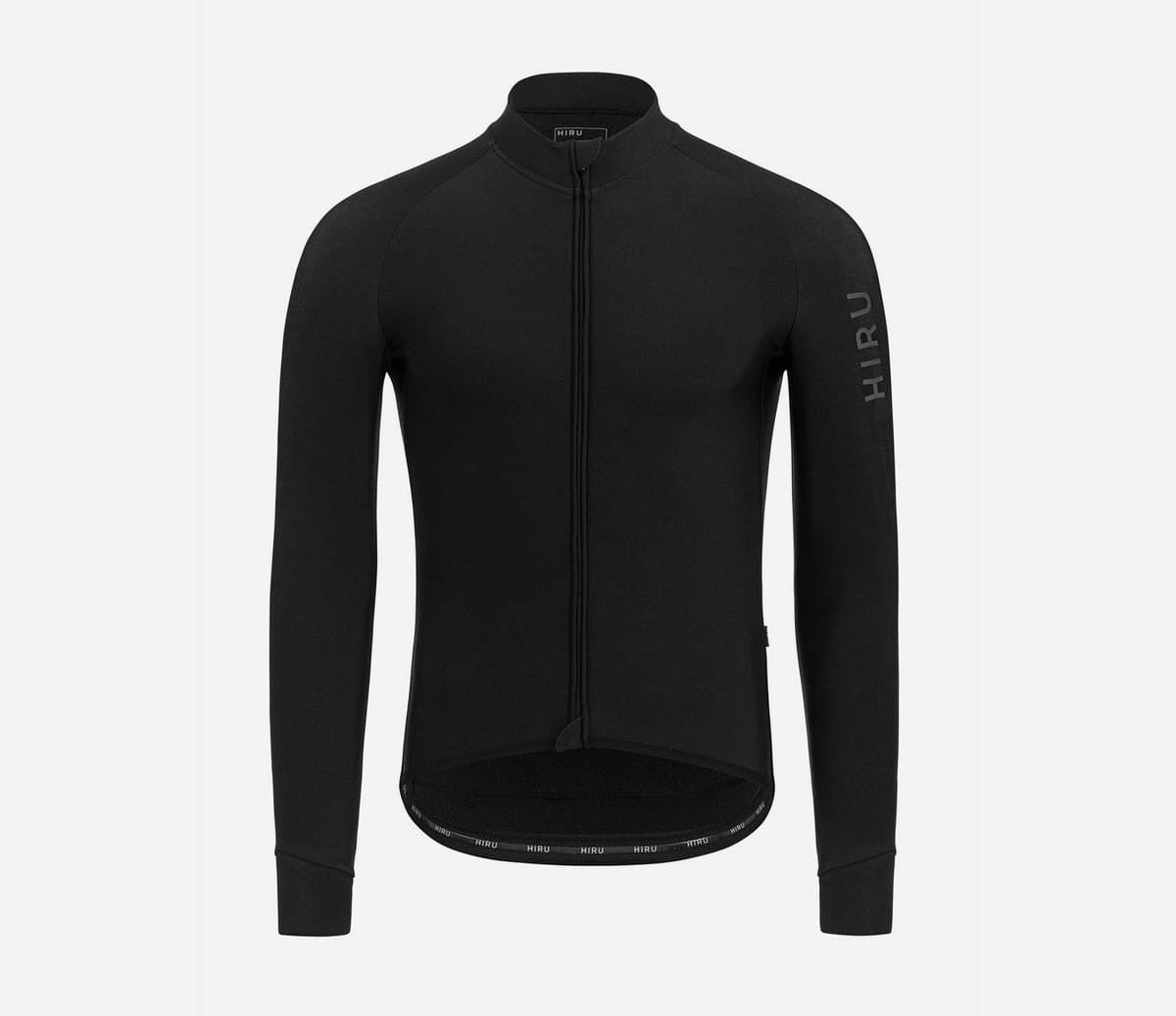 HIRU M CORE THERMAL LS JERSEY L F BLACK