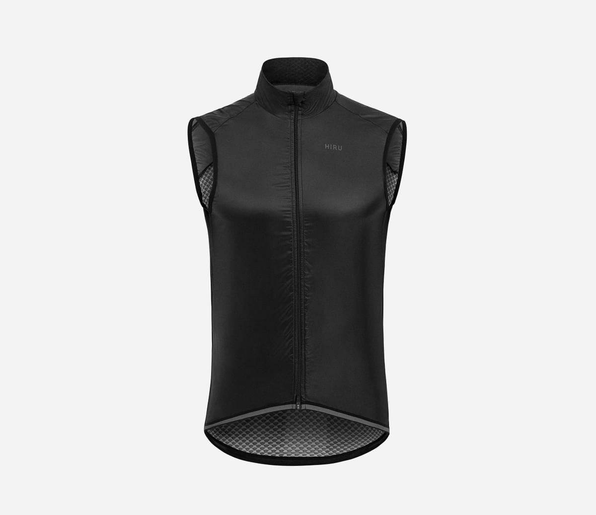 HIRU M CORE WINDBREAKER GILET L F BLACK