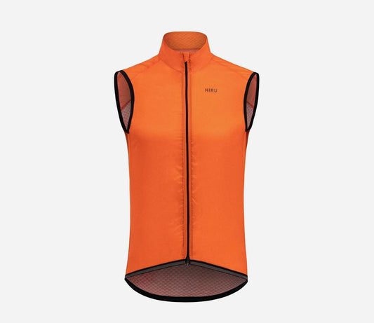 HIRU M CORE WINDBREAKER GILET L ORANGE