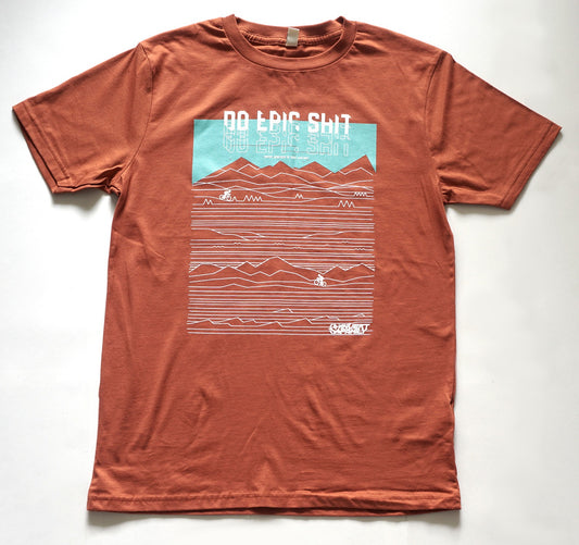 INVERT DO EPIC RIDE DARK ORANGE T-SHIRT S