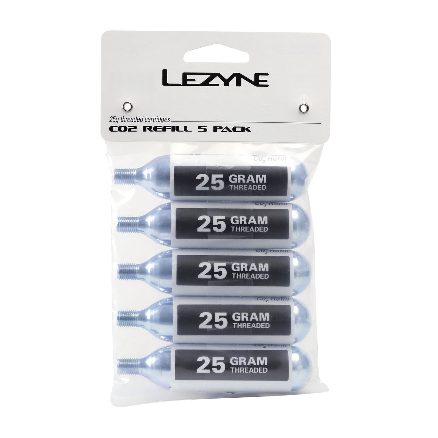 LEZYNE 25G CO2 CARTRIDGE - 5 PACK