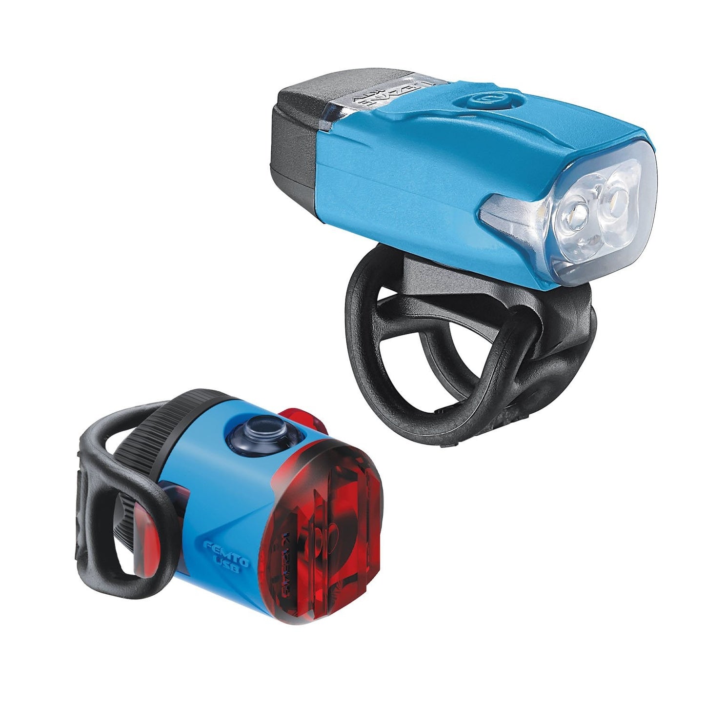 LEZYNE KTV DRIVE/FEMTO USB PAIR Blue Bike Light