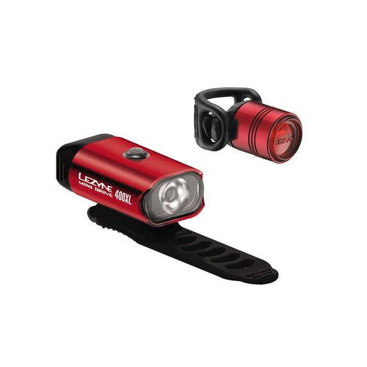 LEZYNE MINI DRIVE 400 XL / FEMTO PAIR RED Bicycle Light