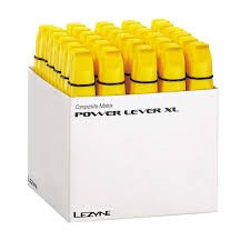 LEZYNE POWER LEVER XL Yellow Box Of 30 Tire Levers