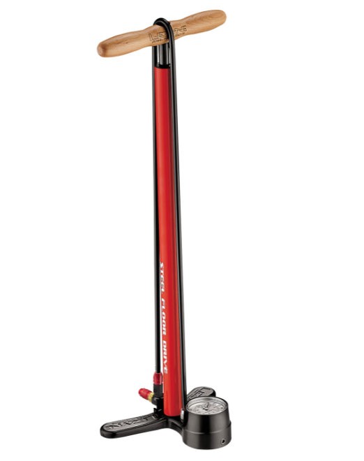 LEZYNE STEEL FLOOR DRIVE 3.5 - Fire Red Floor Pump