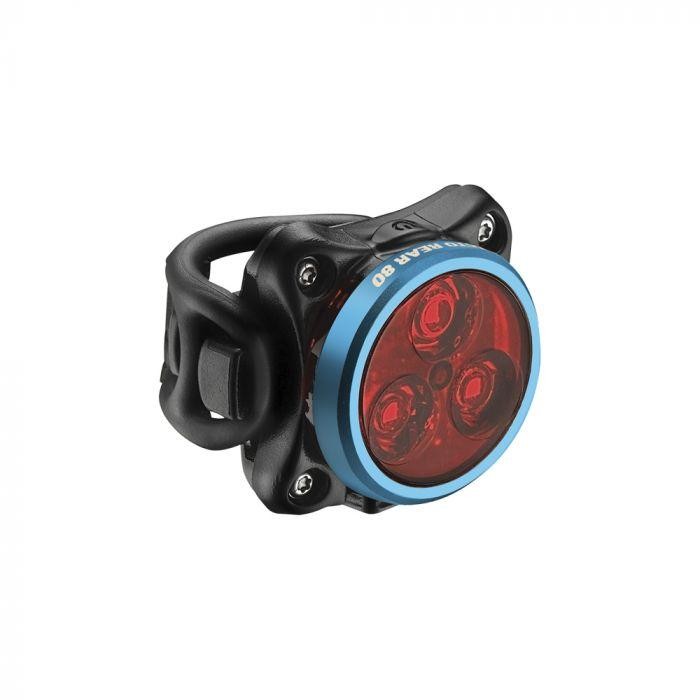 LEZYNE ZECTO DRIVE REAR LIGHT BLUE Hi Gloss Bicycle Light