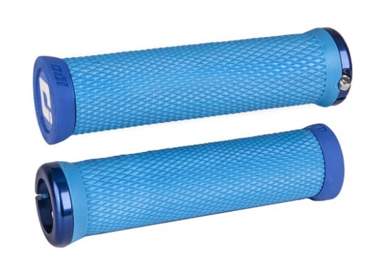 ODI Elite Motion Lock-On Lt. GRIPS Blue