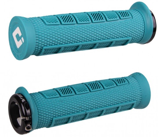 ODI ELITE PRO LOCK-ON Grips Yeti-Turquoise