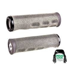 ODI F-1 SERIES DREAD LOCK V2.1 LOCK-ON GRIPS Grey